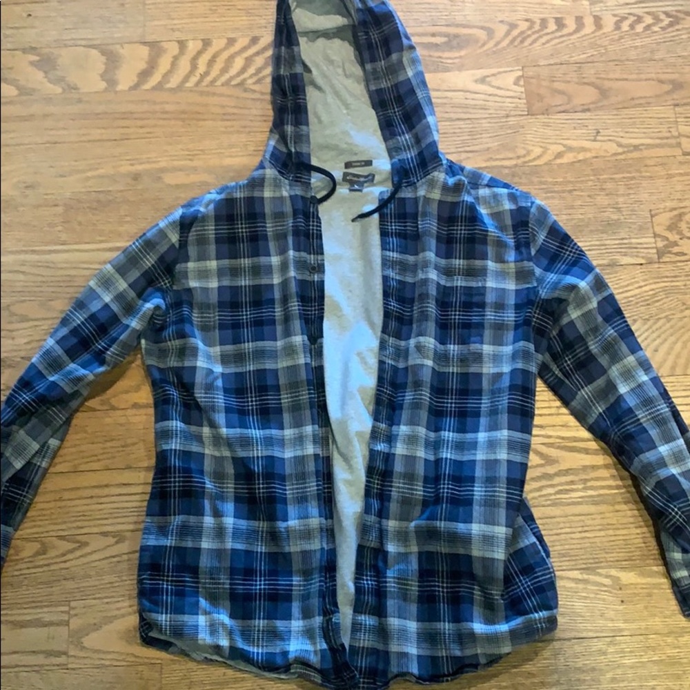 Eddie Bauer Flannel Sweatshirt